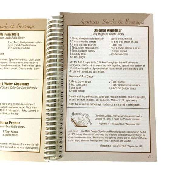 Dakota Gold Cookbook NDLA Celebrates 100 Years North Dakota Library Association - Picture 7 of 12